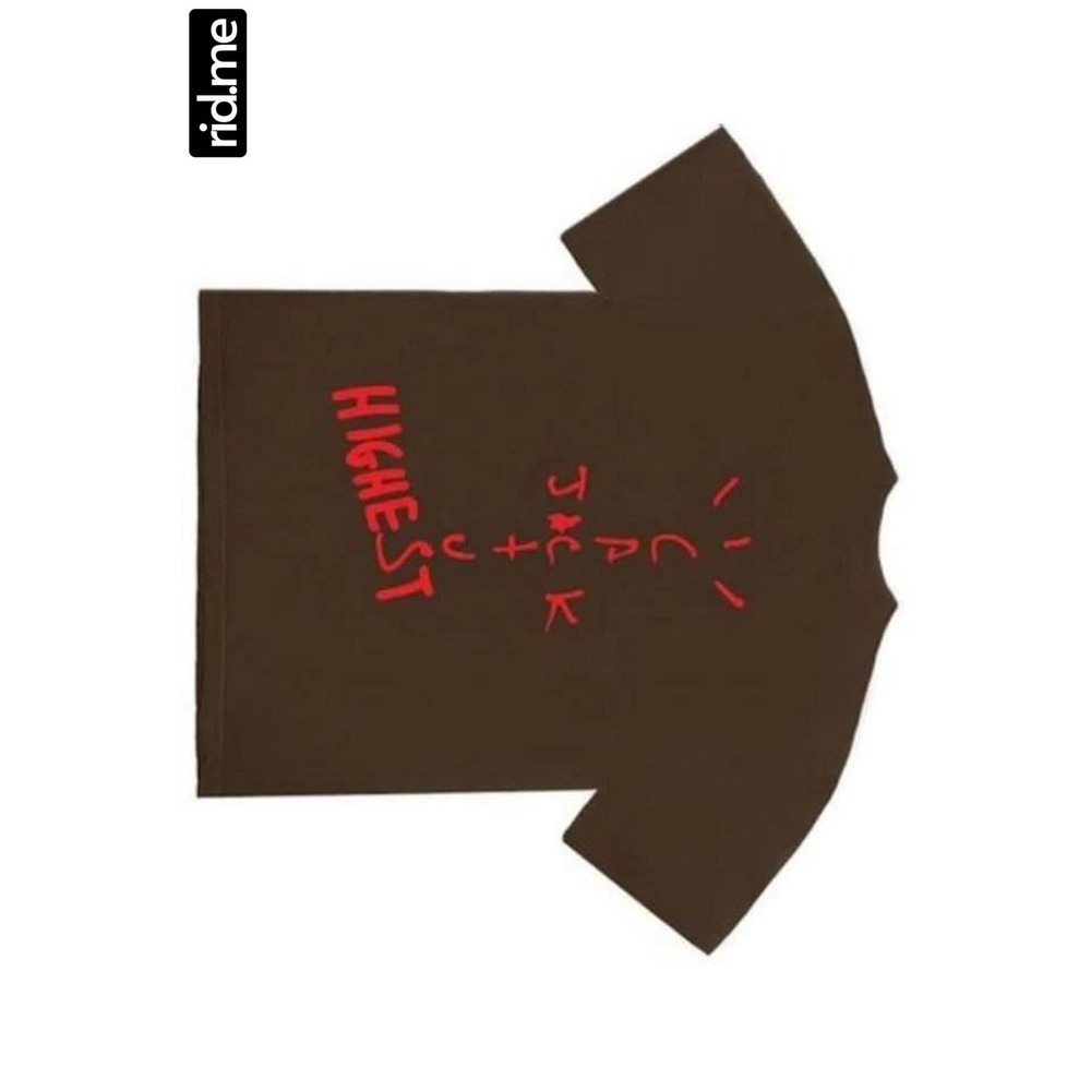 Travis Scott x Air Jordan Cactus Jack 'Highest' T-shirt Brown XL – Excellent